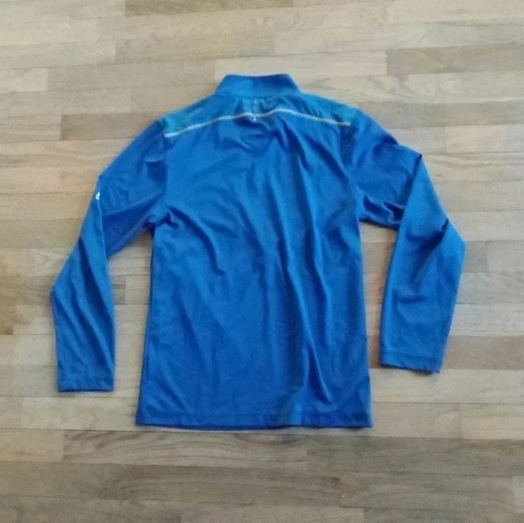 St Louis Blues 1/4 Zip Pullover Shirt Majestic Coolbase Women's Small - Picture 2 of 6